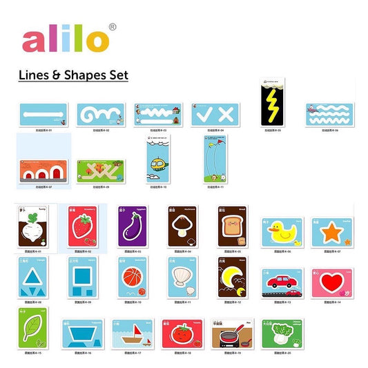 Alilo Stencil Set for Alilo Magic Writing Tablet
