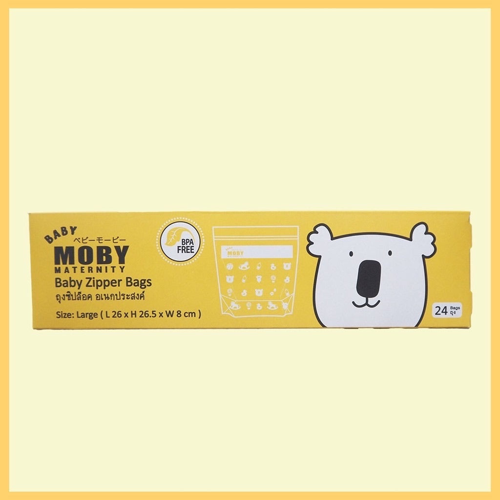 Baby Moby Large Zipper Bag 24pcs