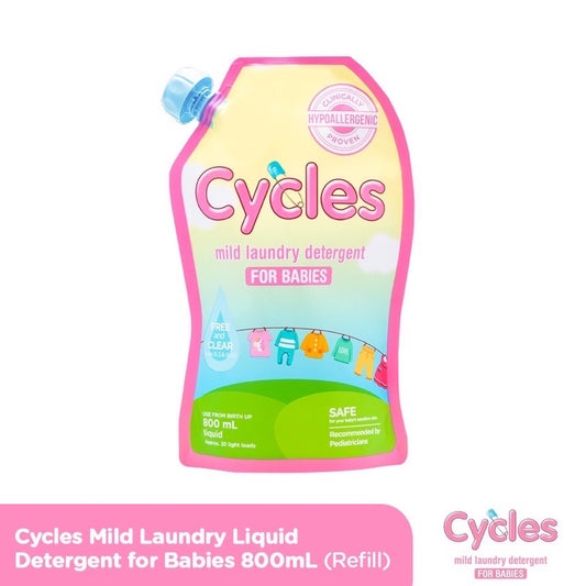 Cycles Mild Laundry Detergent Refill