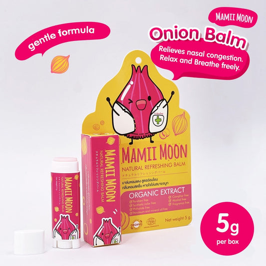 Mamii Moon Natural Refreshing Red Onion Balm for Babies and Kids