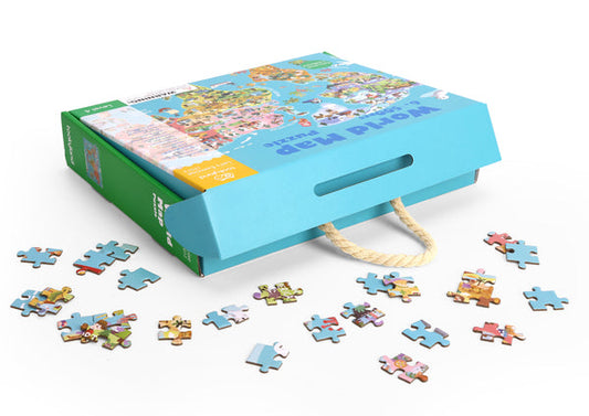 Tooky Land World Map Puzzle