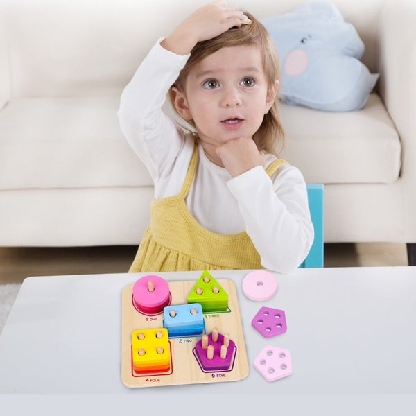 Tooky Toy Geometric Block Sorter